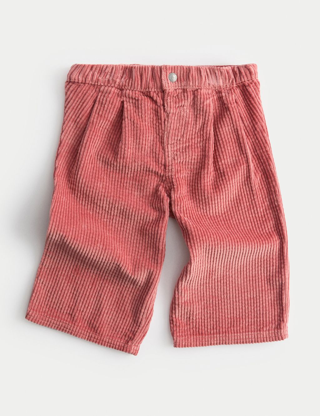 M&S Cord Trousers (0-3 Yrs) - 9-12M - Terracotta, Terracotta