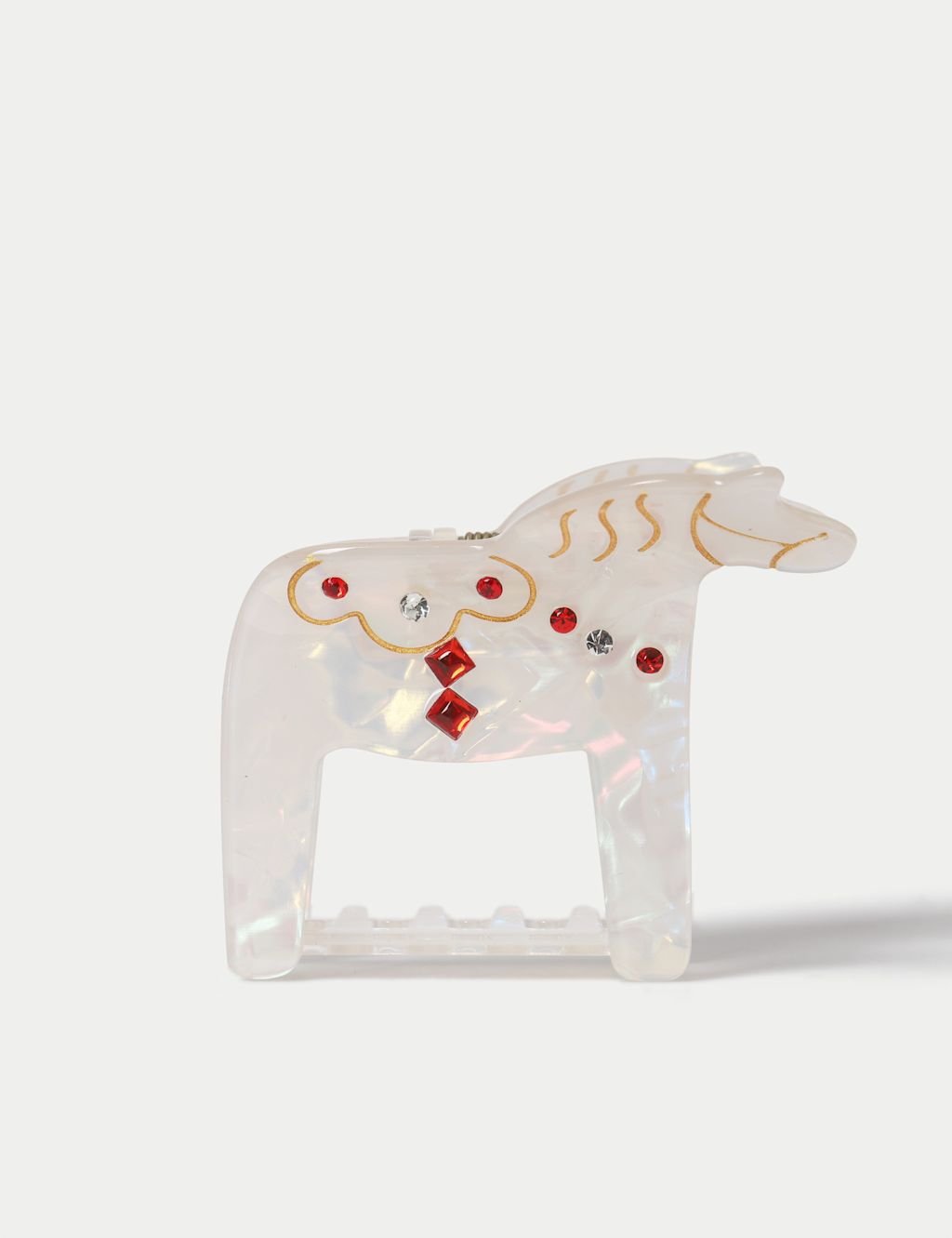 M&S x Binky Horse Claw Clip - 1SIZE - White, White