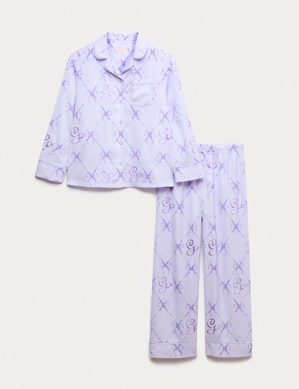 M&S Satin Wicked™ Pyjamas (6-16 Yrs) - 10-11 - Pink Mix, Pink Mix