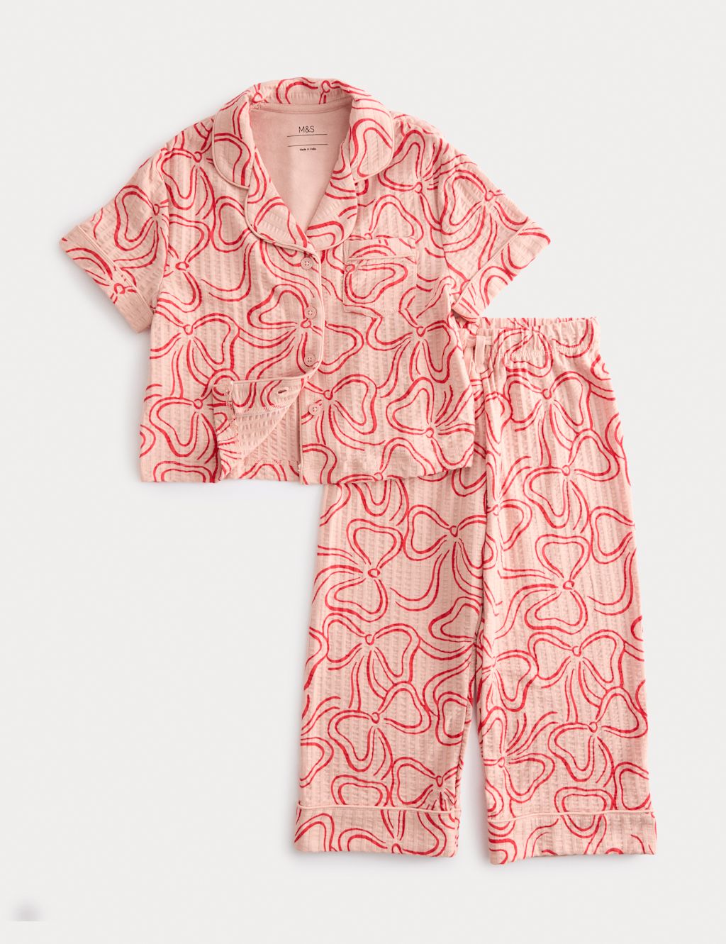 Marks and Spencer Pure Cotton Pattrerned Pyjamas (1-16 Years) - 14-15 - Multi, Multi