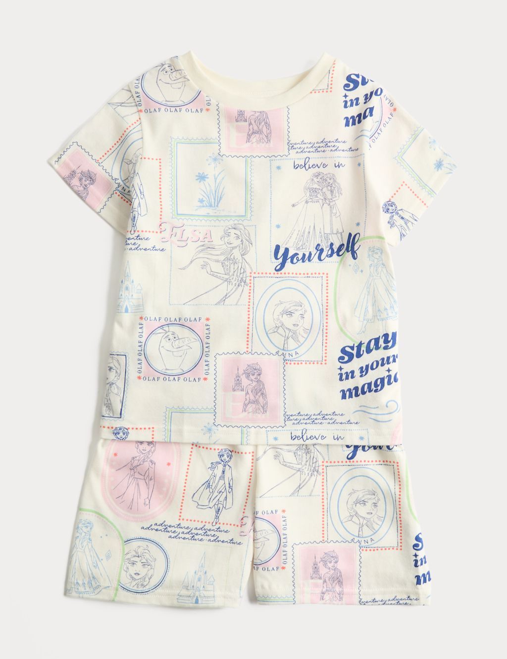M&S Disney Frozen&trade; Pyjamas (1-8 Yrs) - 12-18 Months - Multi, Multi
