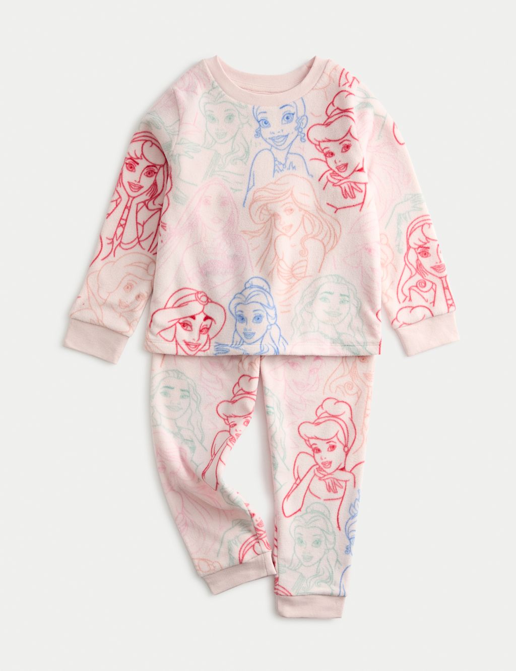 M&S Kids Disney Princess™ Pyjamas (2-8 Yrs) - 2-3 Y - Pink Mix, Pink Mix