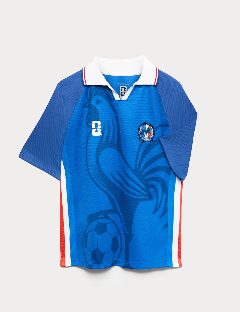 M&S FIFA World Cup 26&trade; France Football T-Shirt (2-16 Yrs) - 10-11 Years - Blue, Blue
