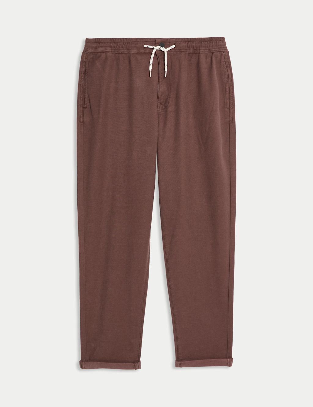M&S Relaxed Cotton Rich Skater Chinos (2-16 Yrs) - 8-9 Y - Rosewood, Rosewood