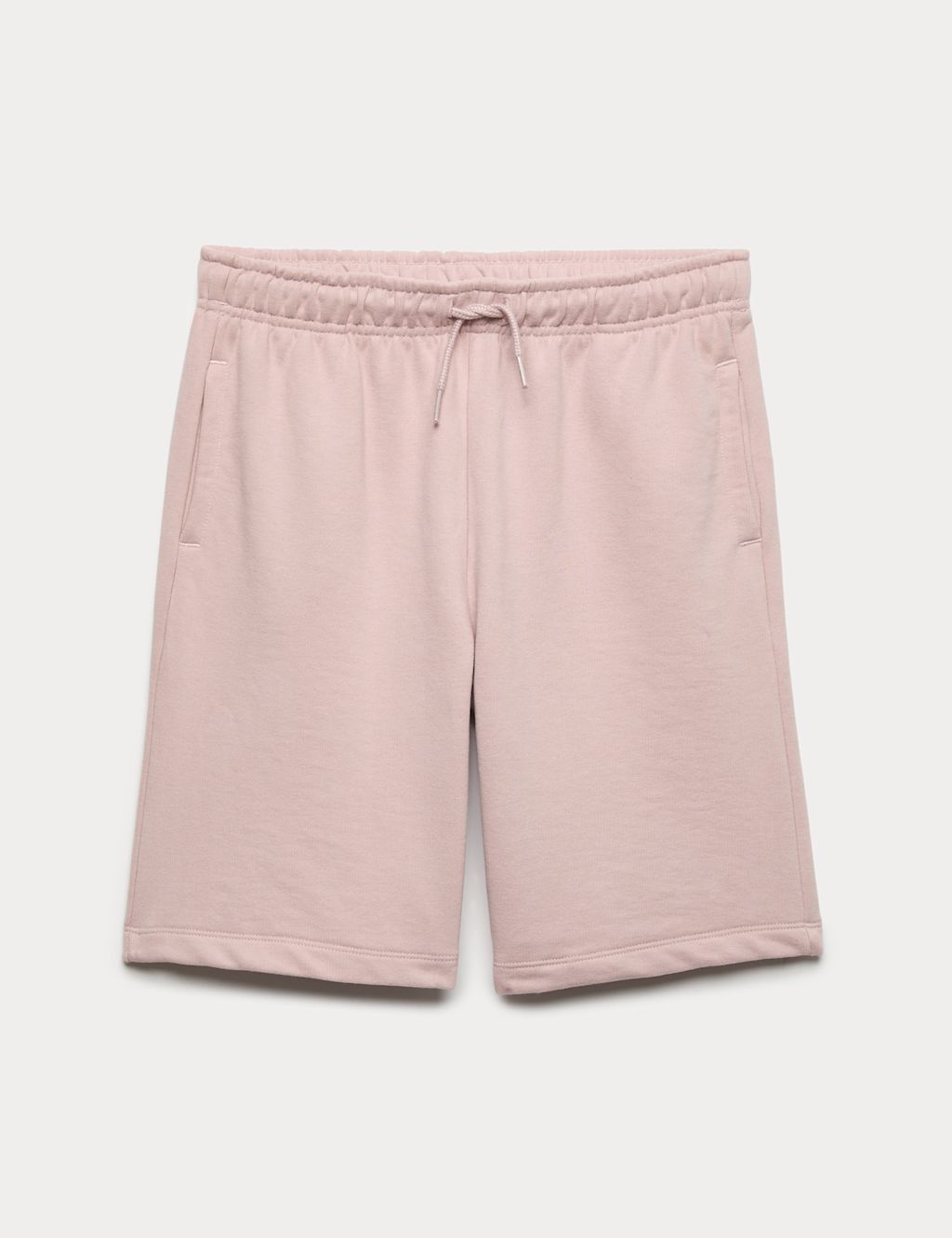 M&S Cotton Rich Elasticated Waist Shorts (6-16 Yrs) - 10-11 Years - Dusty Pink, Dusty Pink