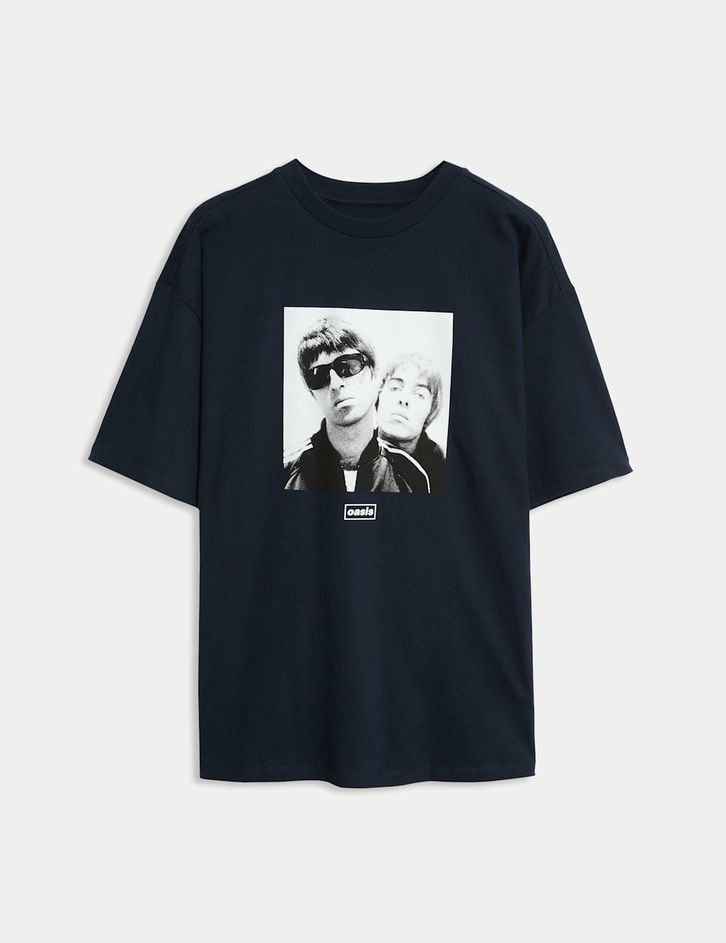 M&S Oasis Graphic T-Shirt (6-16 Yrs) - 10-11 - Navy, Navy