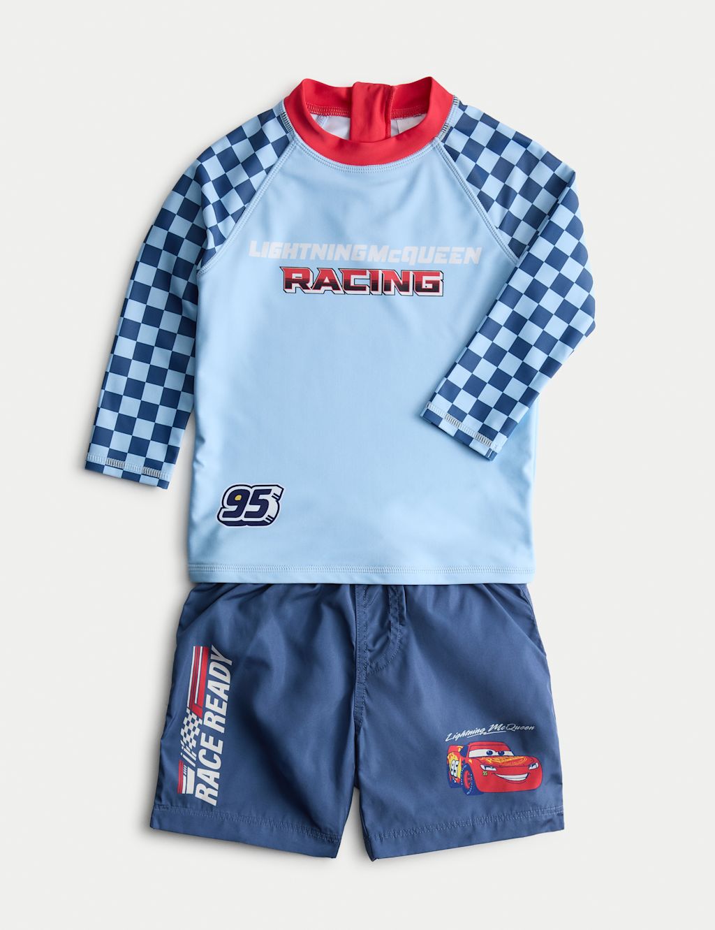 M&S 2pc Disney Cars&trade; Swim Set (2-8 Yrs) - 3-4 Years - Navy Mix, Navy Mix