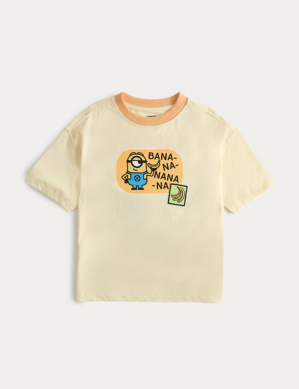 M&S Pure Cotton Minions&trade; Graphic T-Shirt (2-8 Yrs) - 2-3 Years - Pale Yellow, Pale Yellow