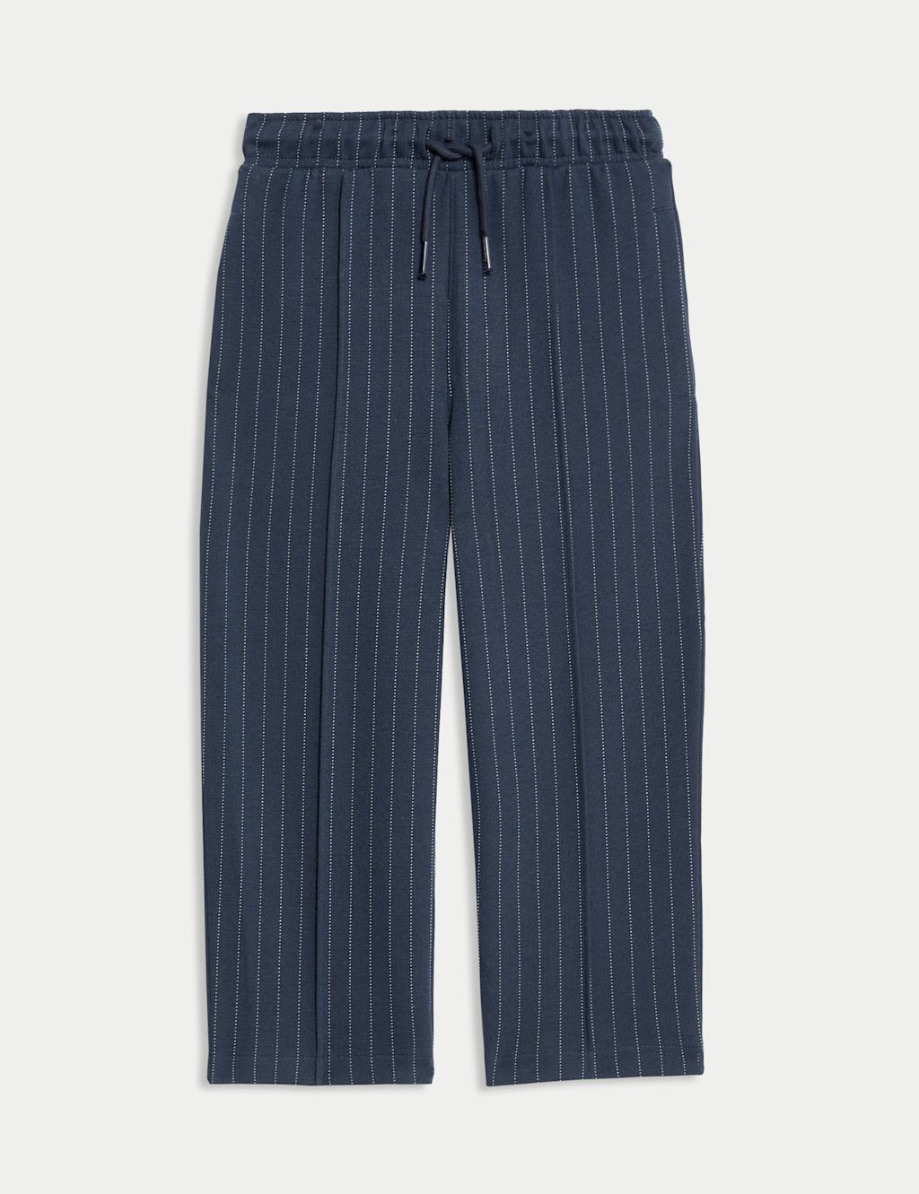 M&S Cotton Rich Patterned Joggers (2-8 Yrs) - 2-3 Y - Indigo, Indigo