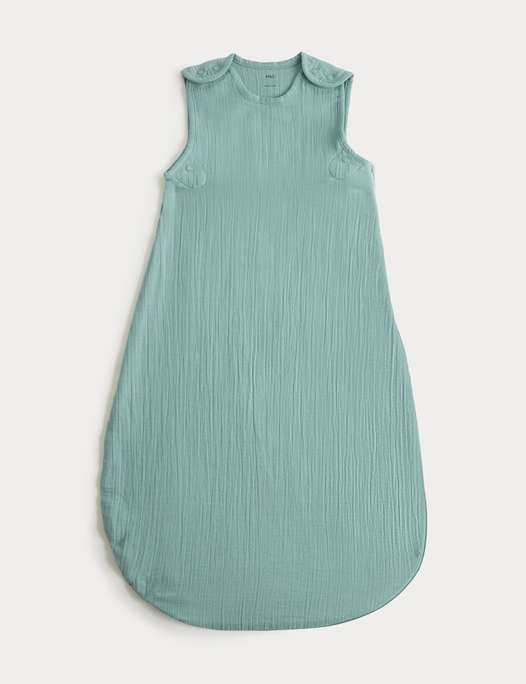 M&S 0.5 Tog Sleeping Bag (0-3 Yrs) - 0-6 Months - Aqua, Aqua