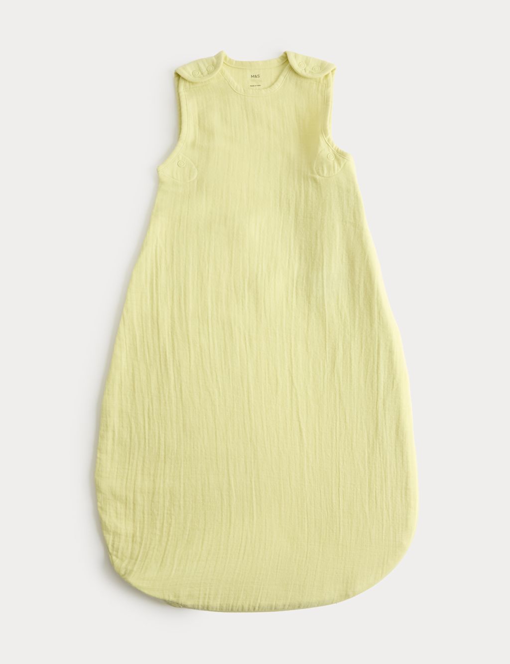 M&S 0.5 Tog Sleeping Bag (0-3 Yrs) - 0-6 Months - Chartreuse, Chartreuse