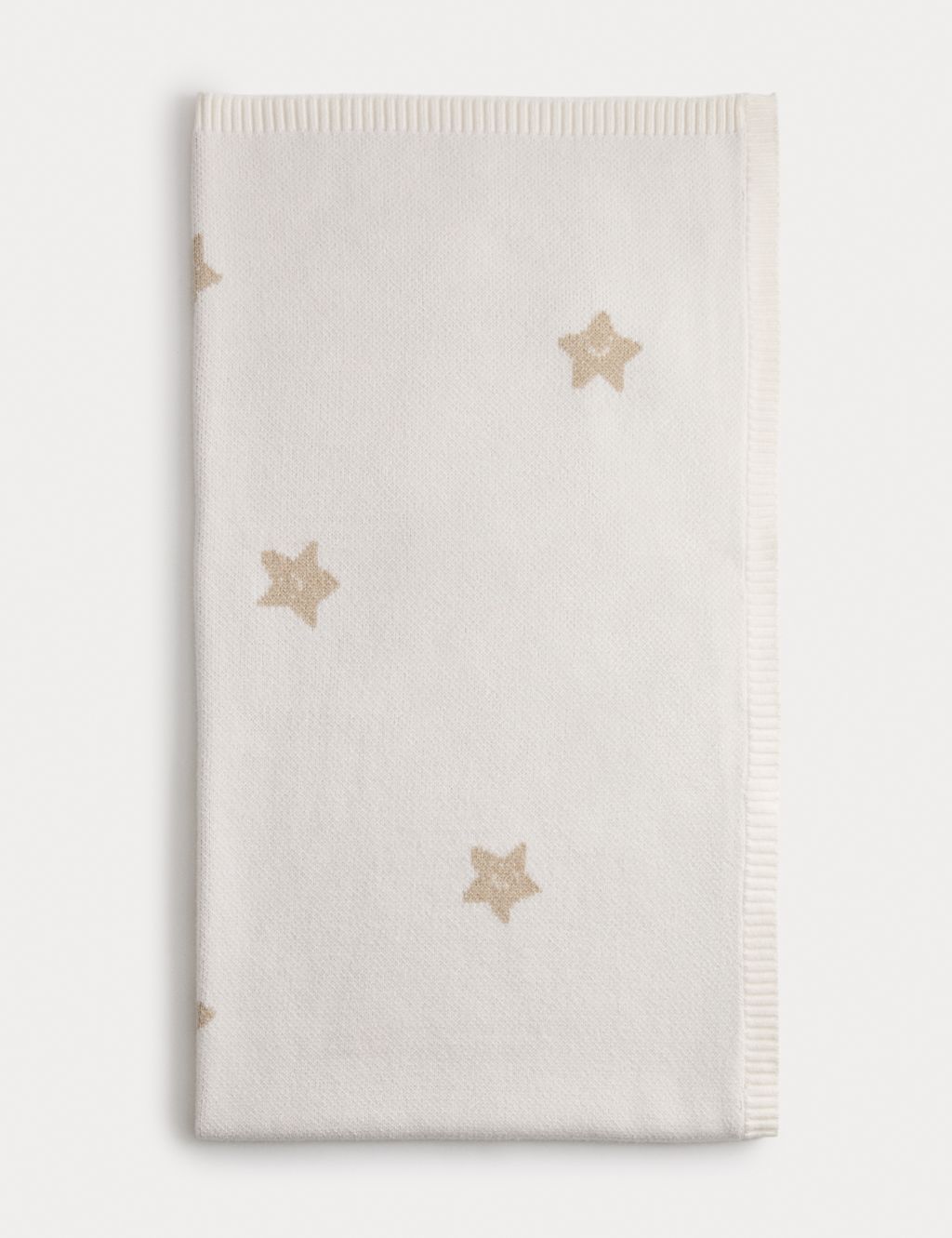 M&S Star Print Shawl - Ivory, Ivory