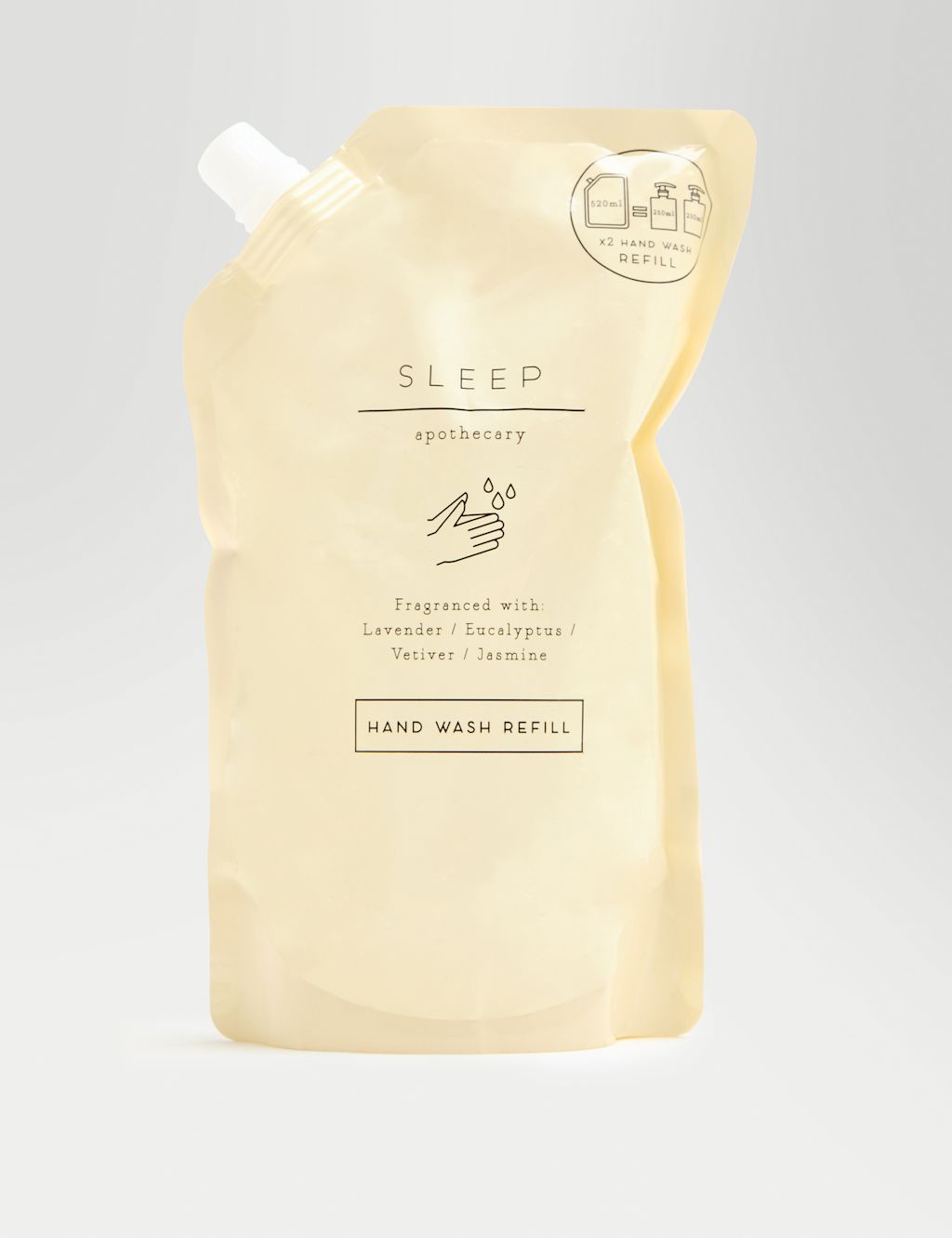 Apothecary Sleep Hand Wash Refill 520ml - 1SIZE