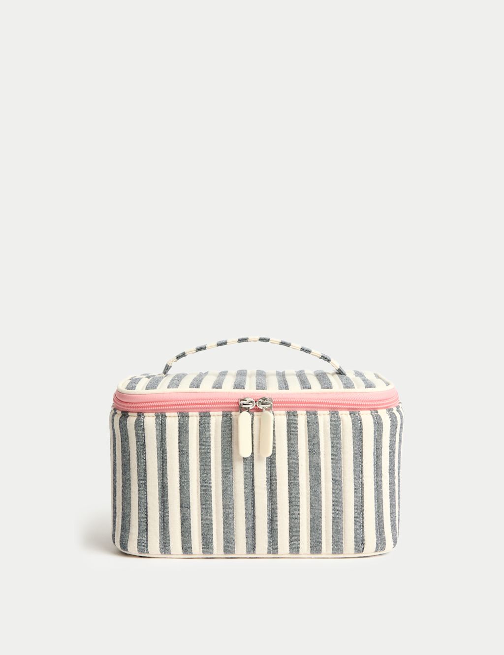 M&S Striped Cosmetic Case - 1SIZE - Multi, Multi