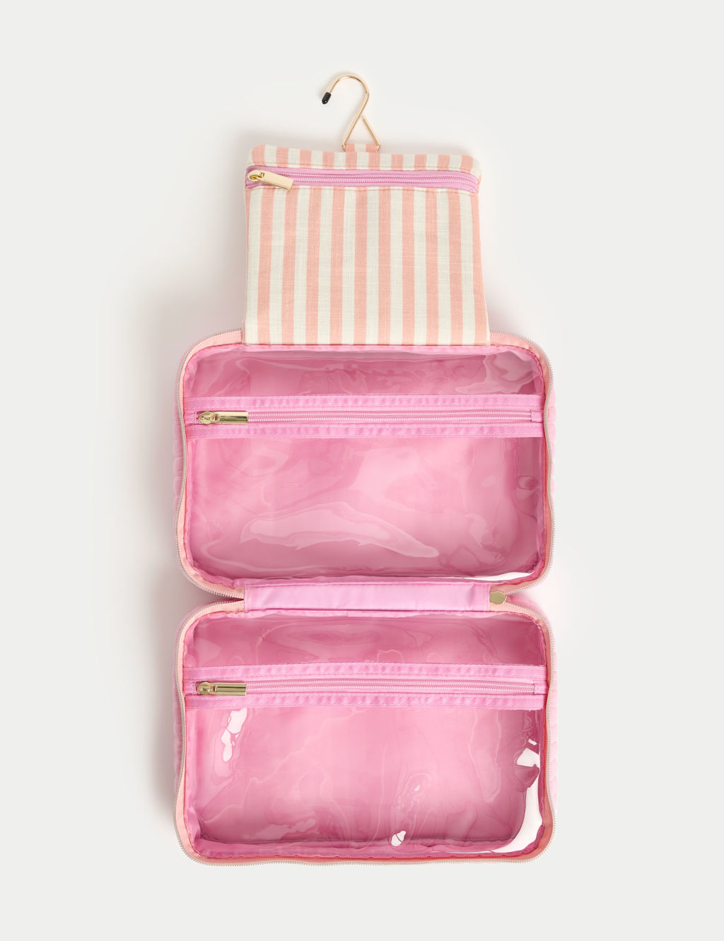 M&S Hanging Wash Bag - 1SIZE - Pink Cloud, Pink Cloud