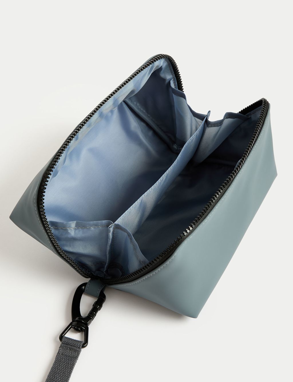 M&S Wide Opening Travel Wash Bag - 1SIZE - Charcoal, Charcoal