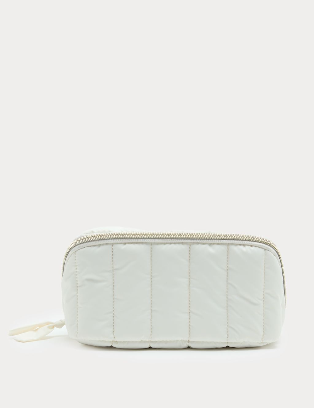 M&S Puffy Wide Opening Toiletry Bag - Ecru, Ecru