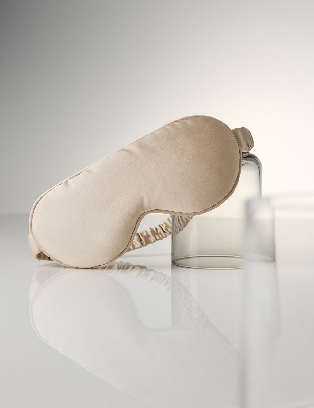 M&S Pure Mulberry Silk Eye Mask - Mink, Mink
