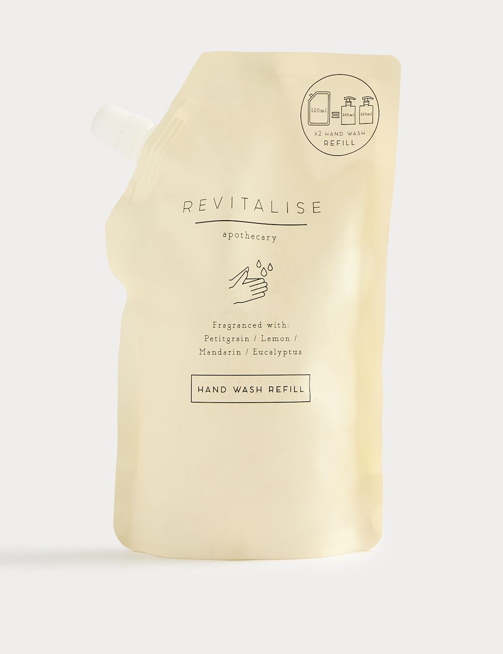 Apothecary Revitalise Hand Wash Refill 520ml