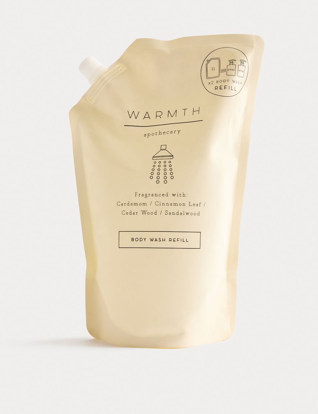 Apothecary Warmth Body Wash Refill 1000ml
