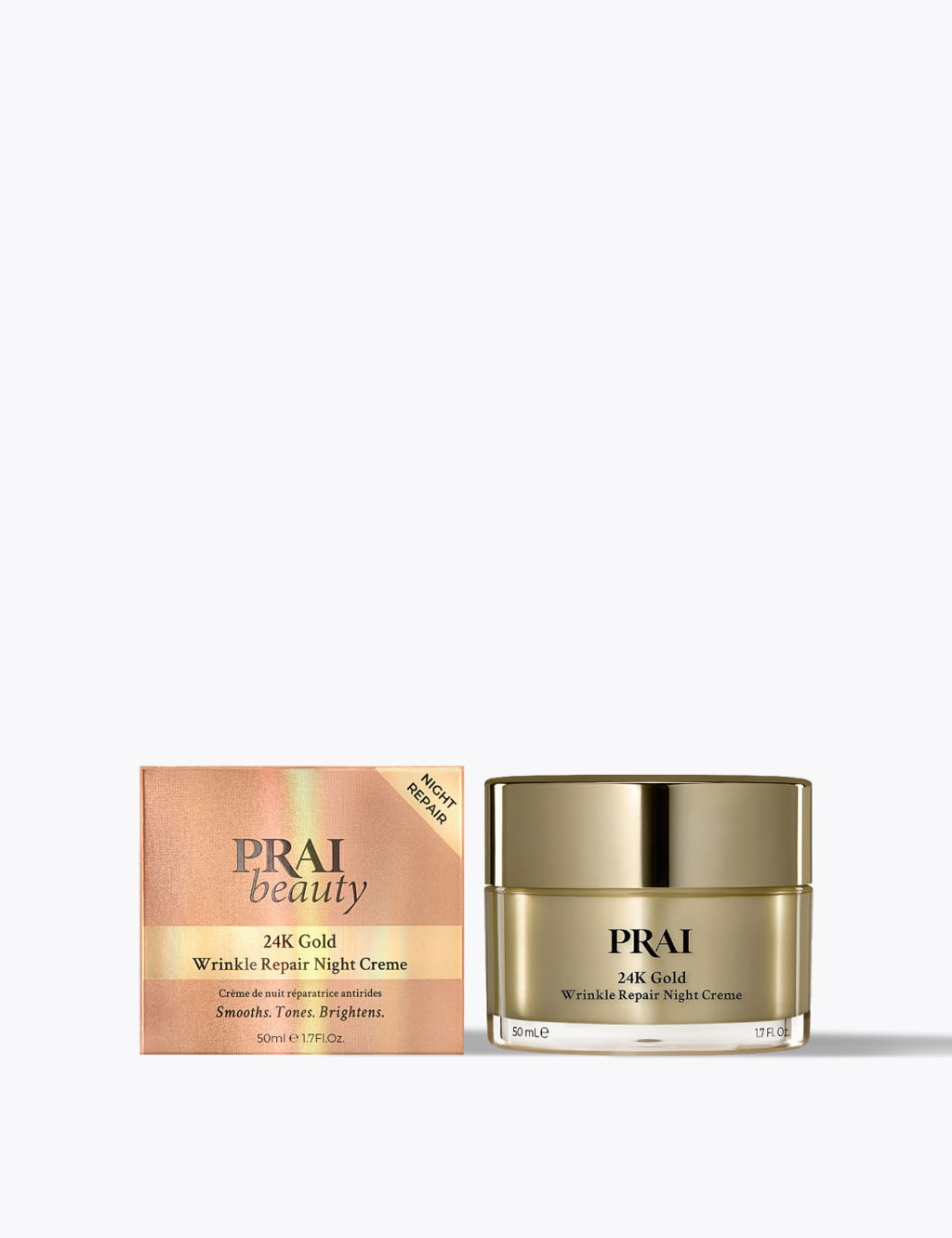 PRAI 24K Gold Wrinkle Repair Night Cr&egrave;me 50ml