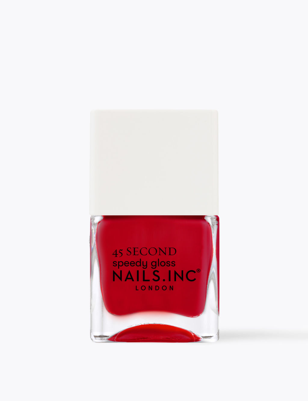 Nails Inc. 45 Second Speedy Gloss 14 ml - Red, Red