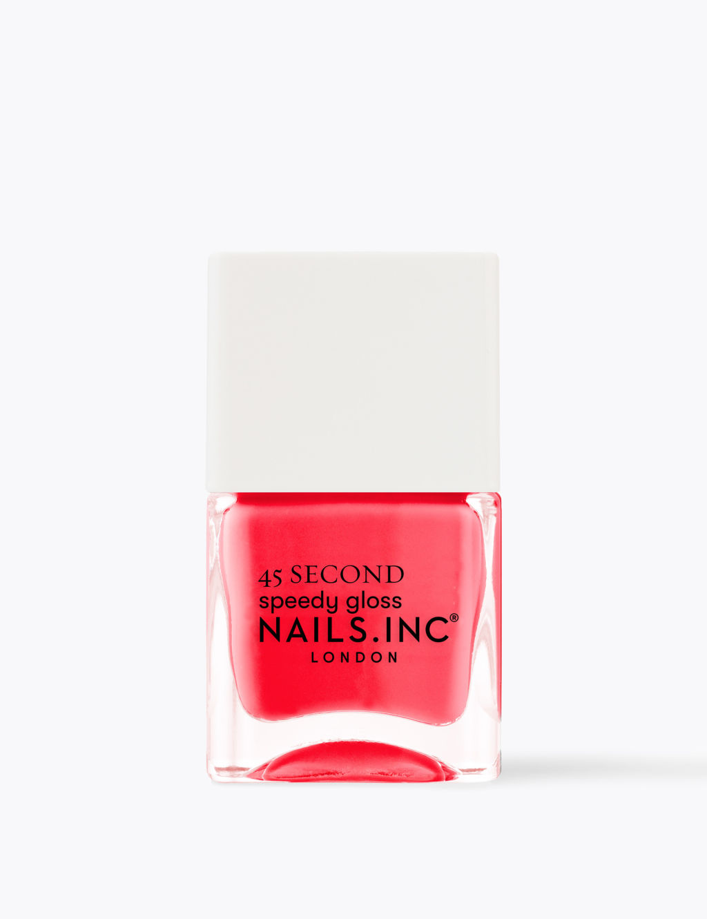 Nails Inc. 45 Second Speedy Gloss 14 ml - Medium Coral, Medium Coral