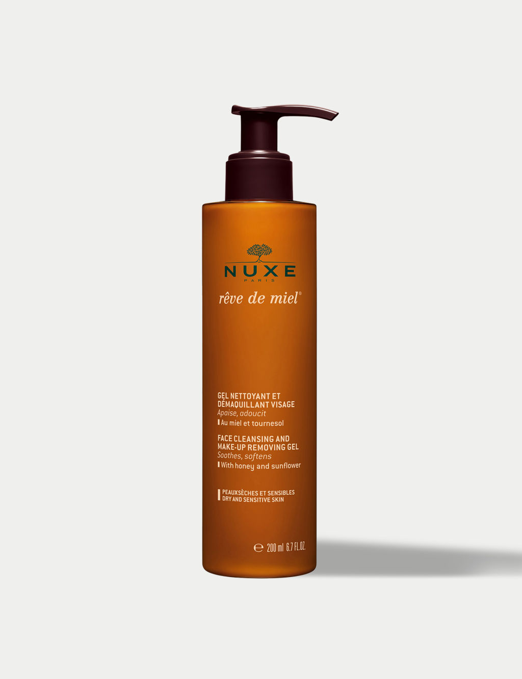 NUXE Reve de Miel Face Cleansing Make-Up Removing Gel 200ml - 200 ml