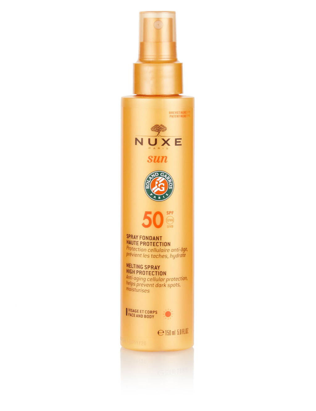 NUXE Sun SPF 50 Melting Spray High Protection Face & Body 150ml - 1SIZE
