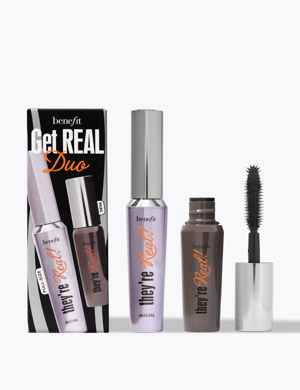 Benefit Get Real Duo - They're Real Mascara Booster Set - 1SIZE