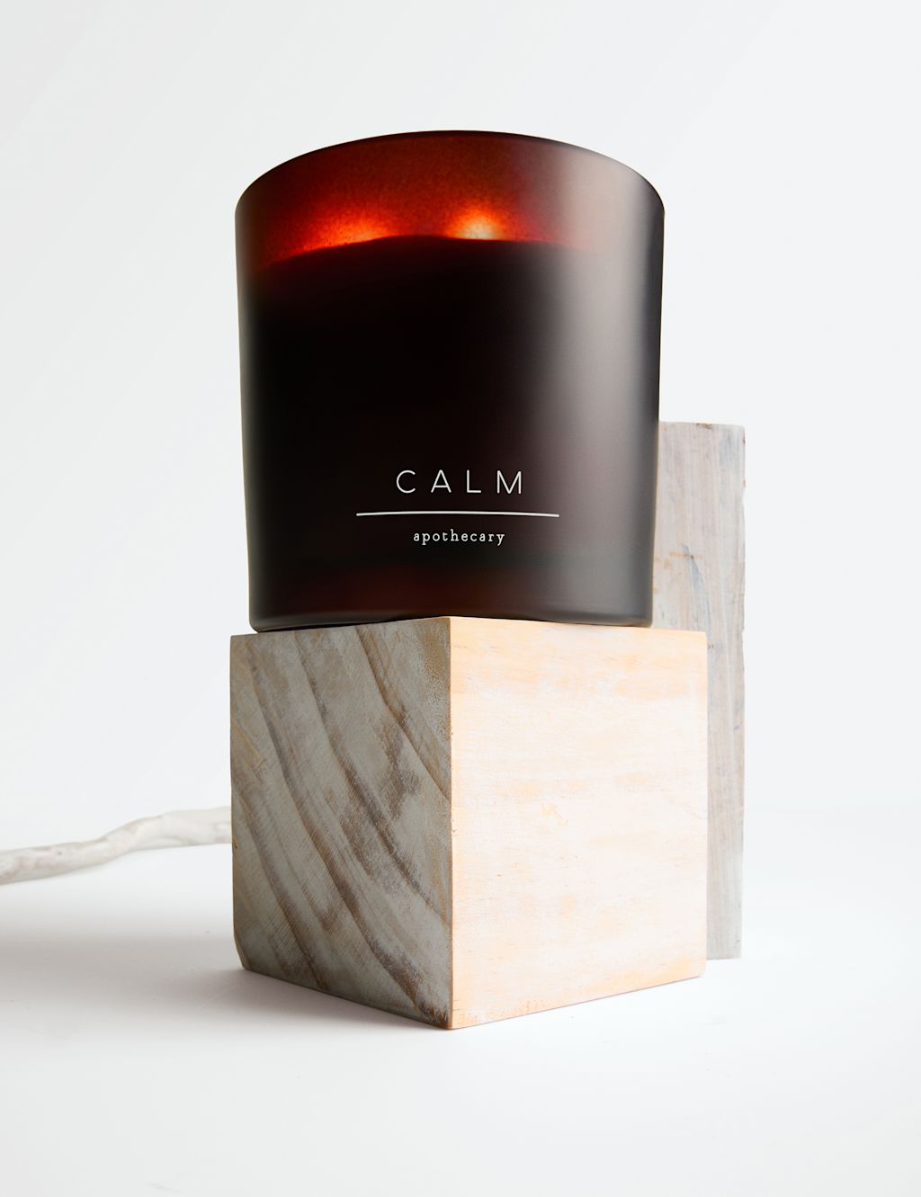 Apothecary Calm 3 Wick Candle - Amber, Amber