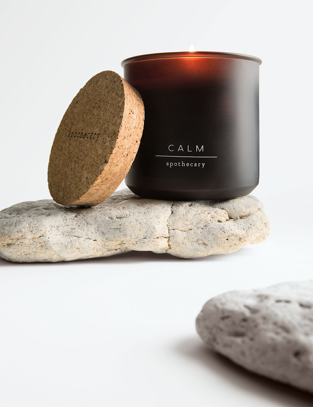 Apothecary Calm Refillable Scented Candle - Amber, Amber