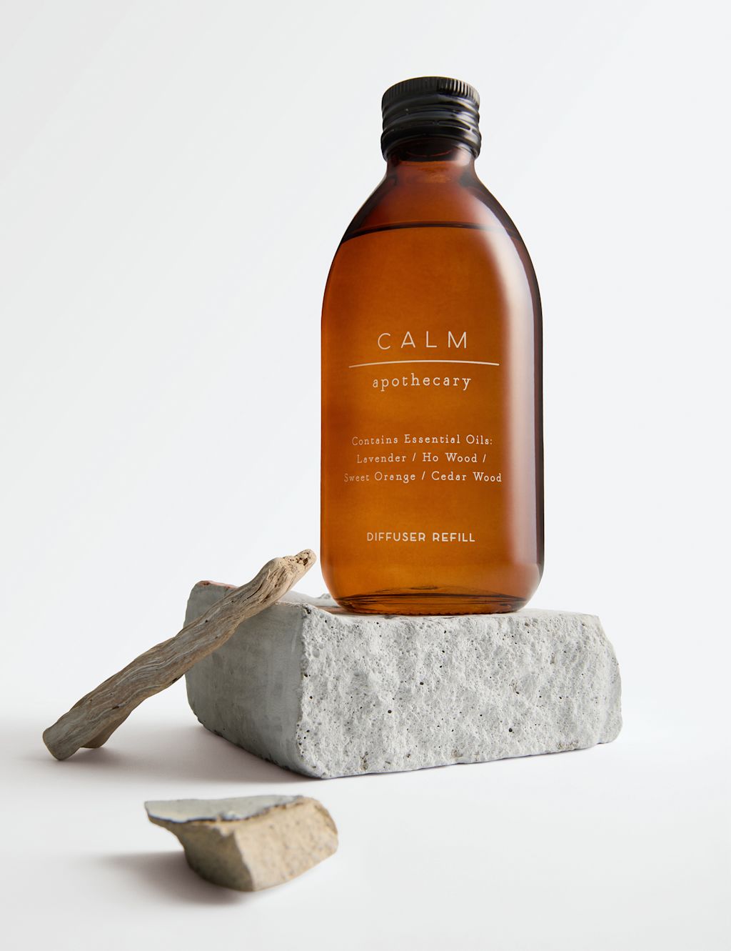 Apothecary Calm 230ml Diffuser Refill - Amber, Amber
