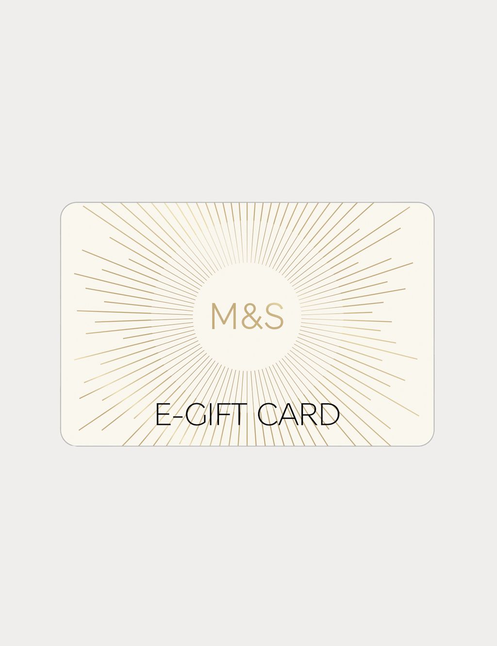 M&S Gold Sunburst E-Gift Card - 10.00