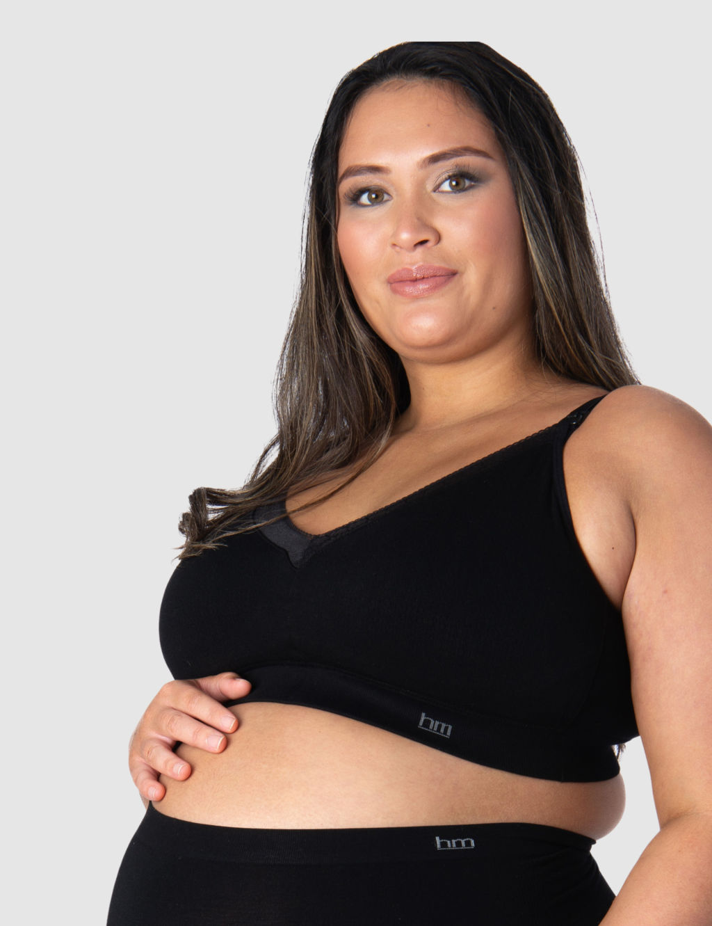 Hotmilk Caress Plunge Nursing Bra - Black, Black