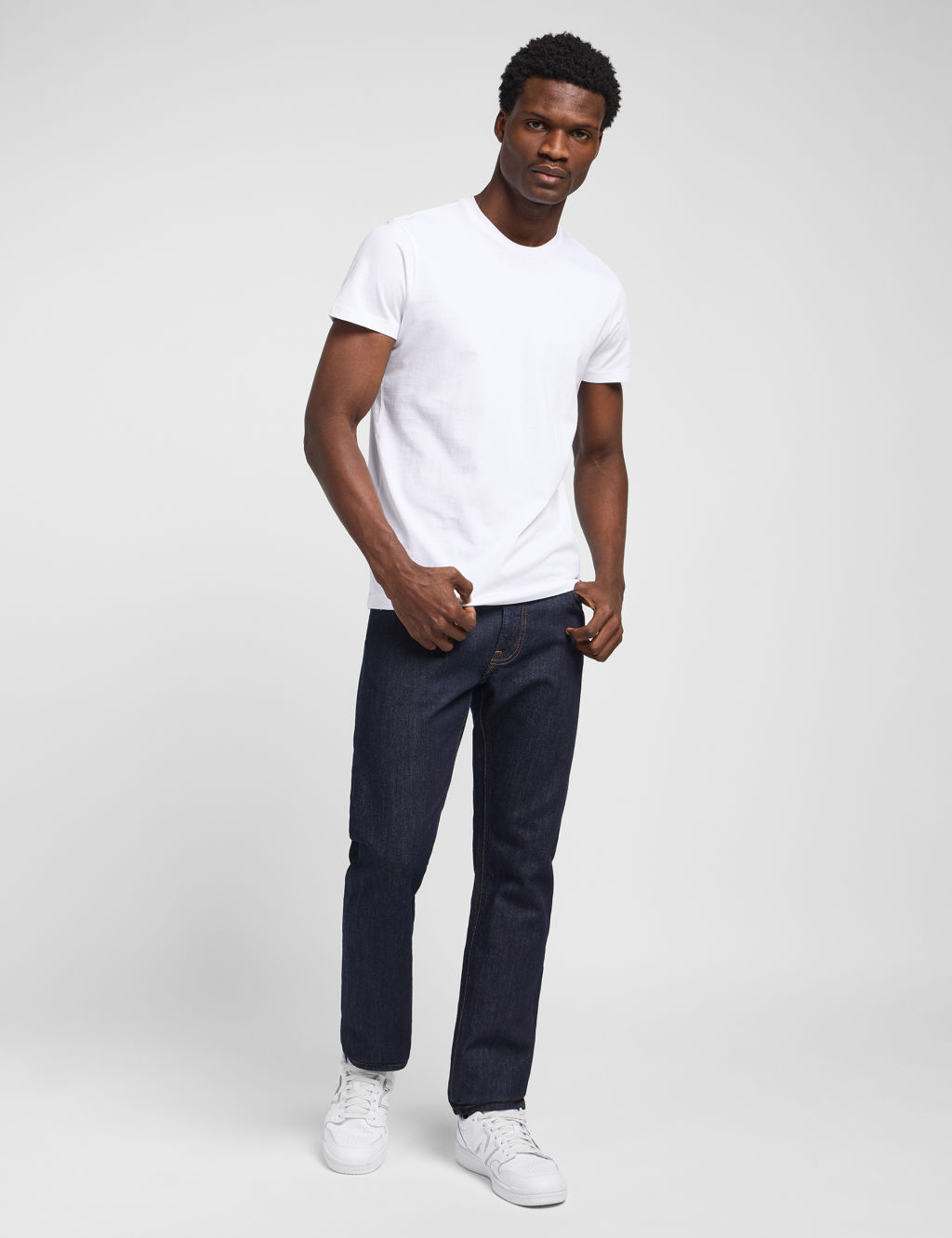 Lee Indigo Dyed Regular Straight Fit Jeans - 3632 - Blue Denim, Blue Denim