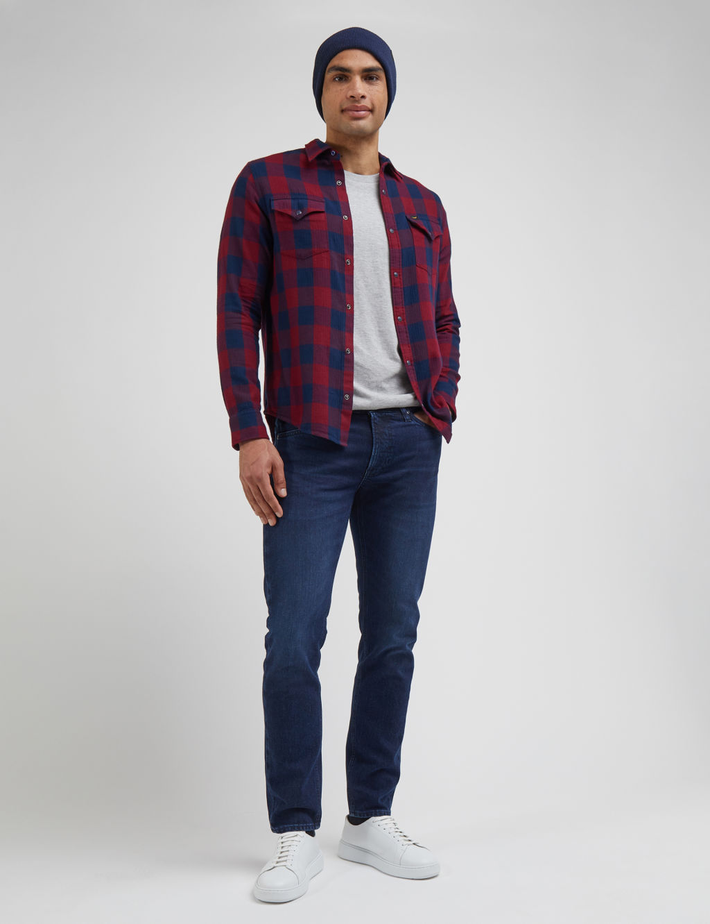Lee Regular Fit 5 Pocket Jeans - 3032 - Dark Blue Denim, Dark Blue Denim