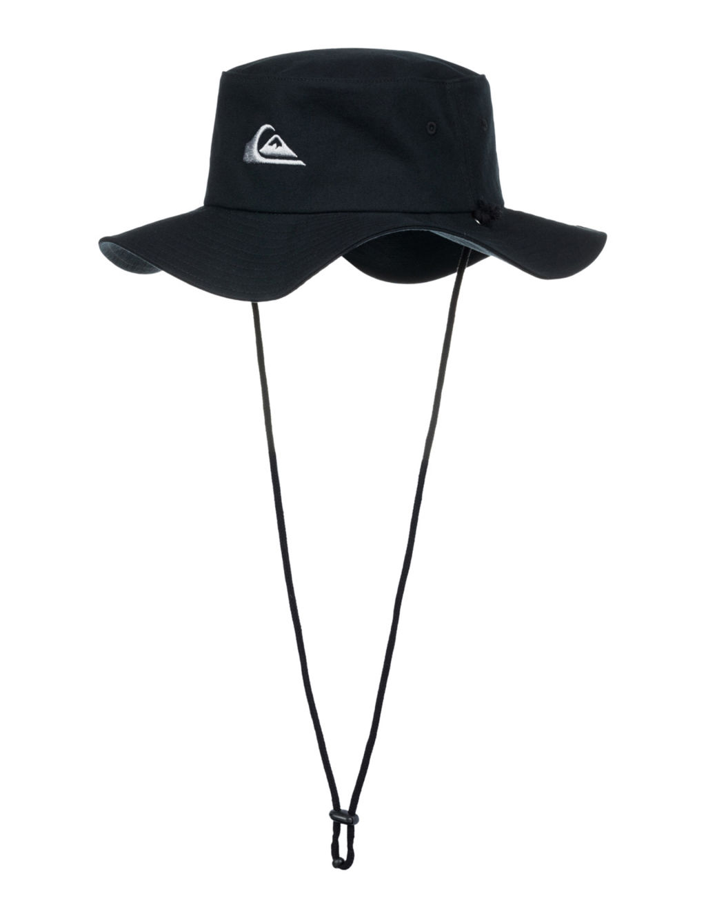 Quiksilver BushMaster Pure Cotton Panama Hat - L-XL - Black, Black