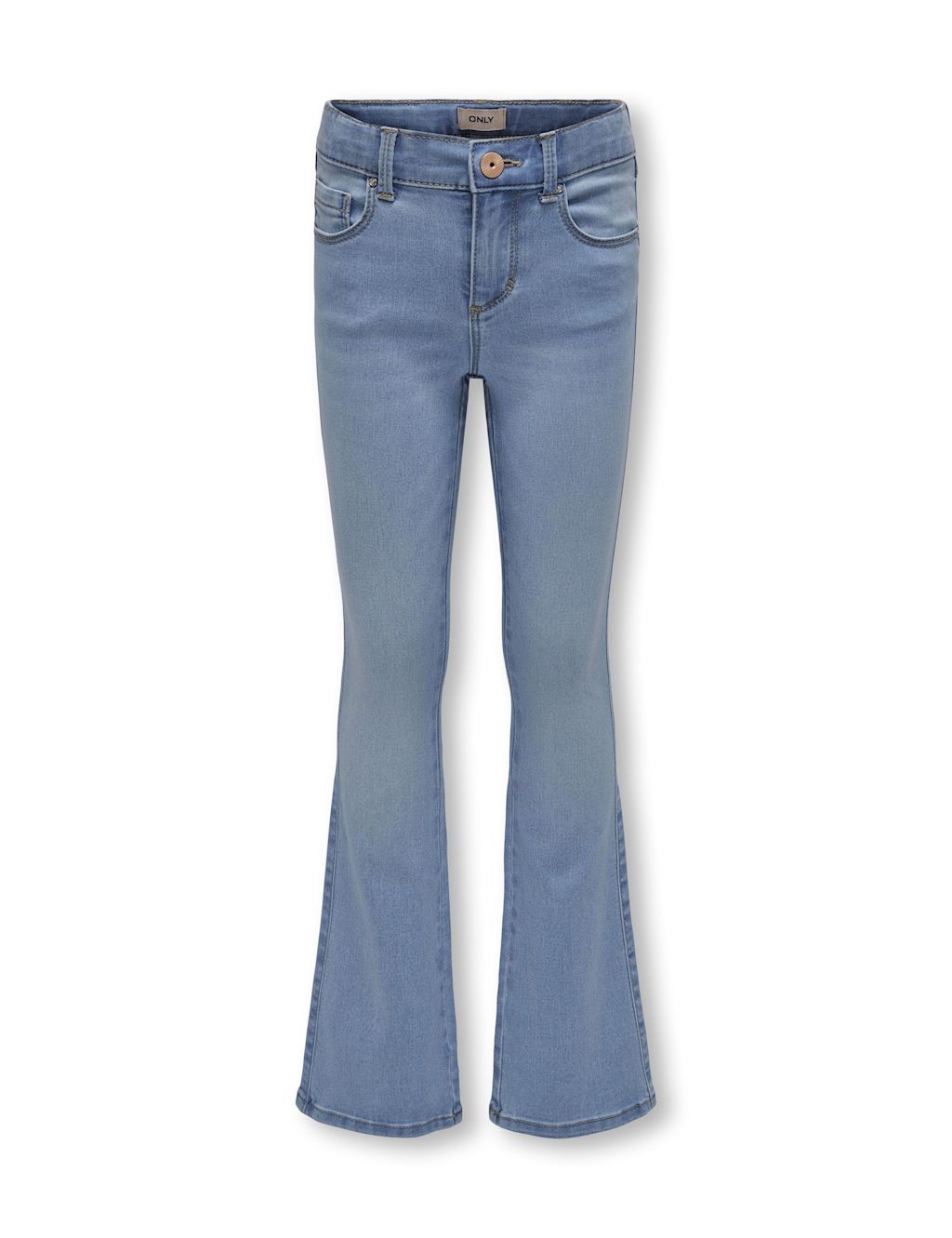 Kids Only Regular Flared Jeans (8-14 Yrs) - 9y - Light Blue, Light Blue