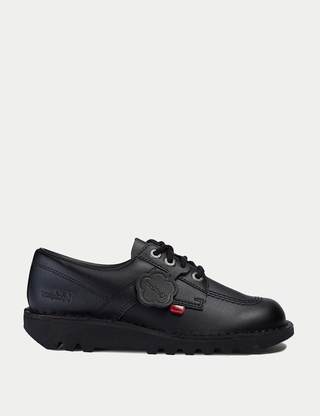 Kickers Leather Shoes - 11 - Black, Black