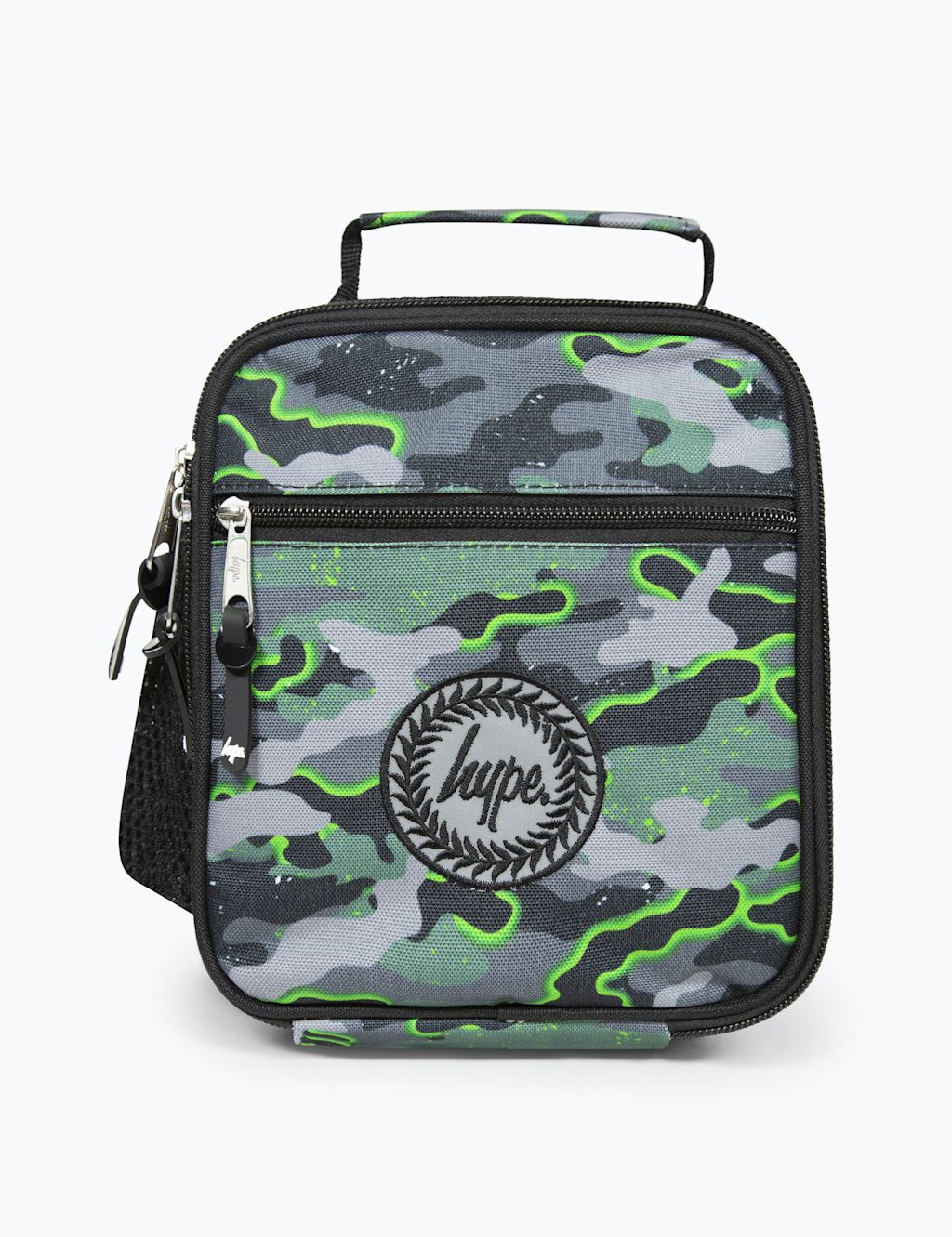 Hype Kids Glow Camouflage Print Lunch Box - 1SIZE - Green, Green