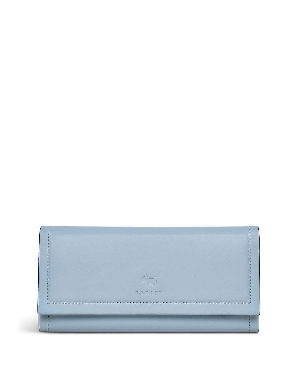 Radley Heritage Border Matinee Leather Large Purse - 1SIZE - Light Blue, Light Blue