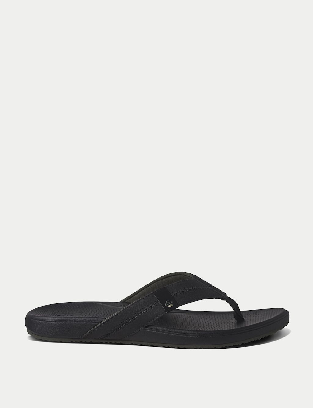 REEF Cushion Phantom 2.0 Flip Flops - 7 - Black, Black