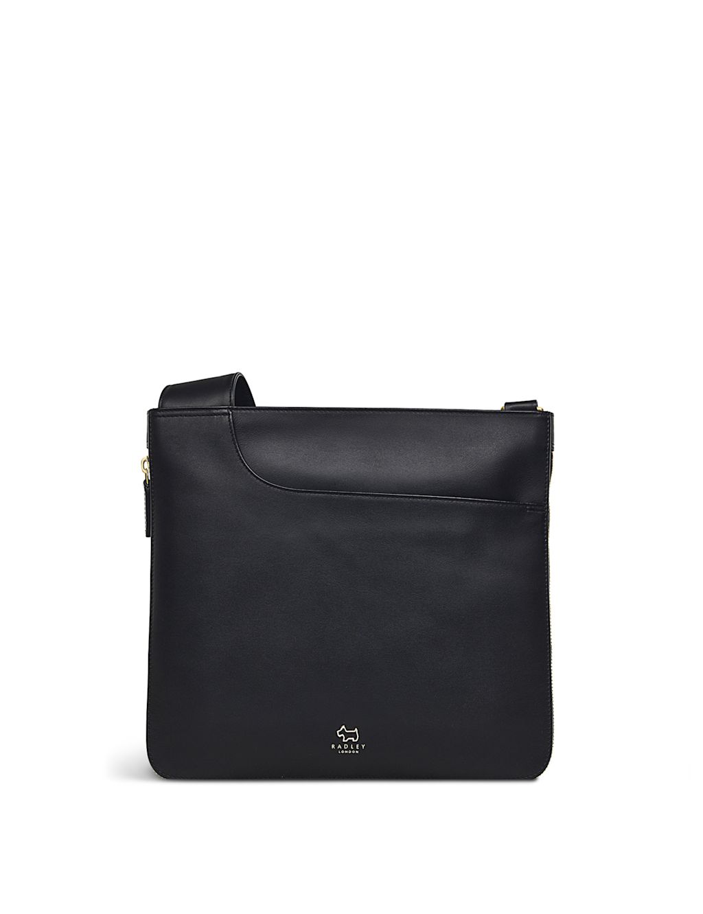 Radley Pockets Leather Zip Around Cross Body Bag - 1SIZE - Black, Black