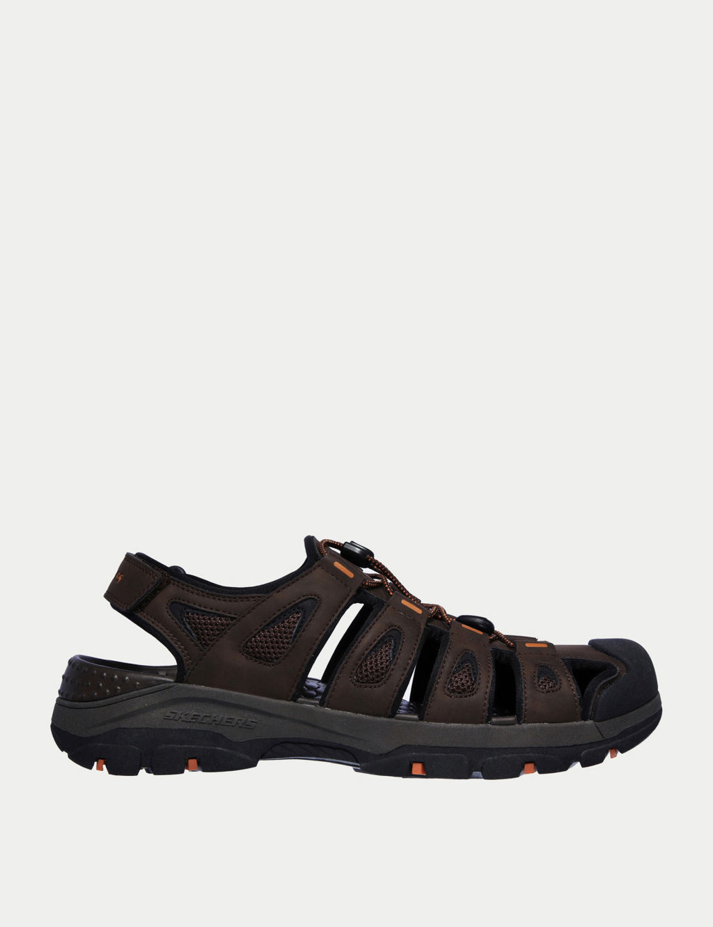 Skechers Tresmen Outseen Slip On Sandals - 11 - Chocolate, Chocolate