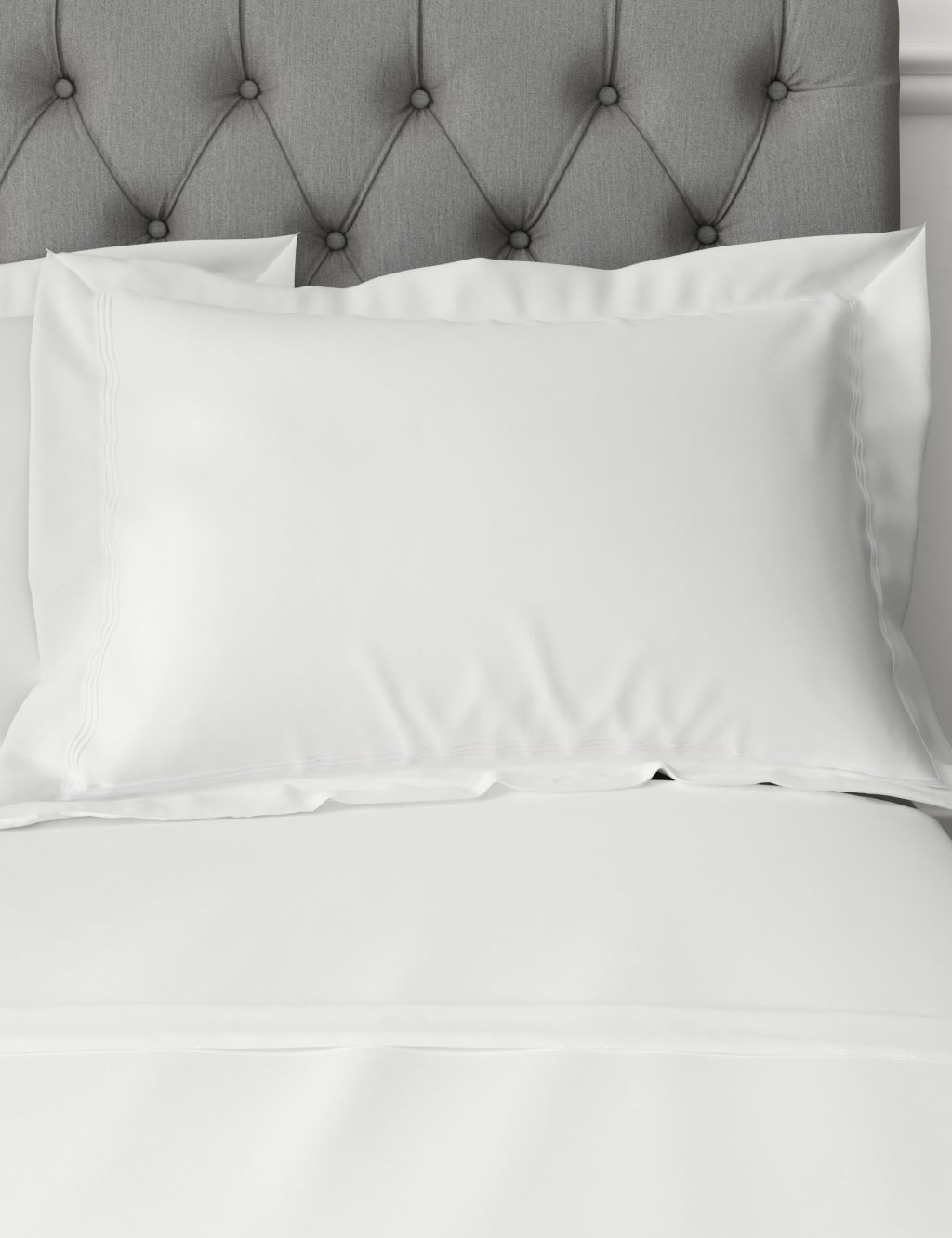 2pk Supima® 750 Thread Count King Oxford Pillowcases 2 of 2