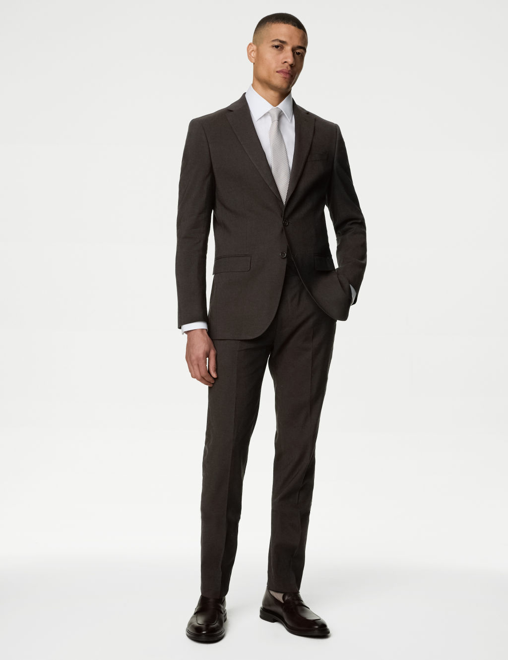 Tailored Fit Italian Linen Miracle™ Suit