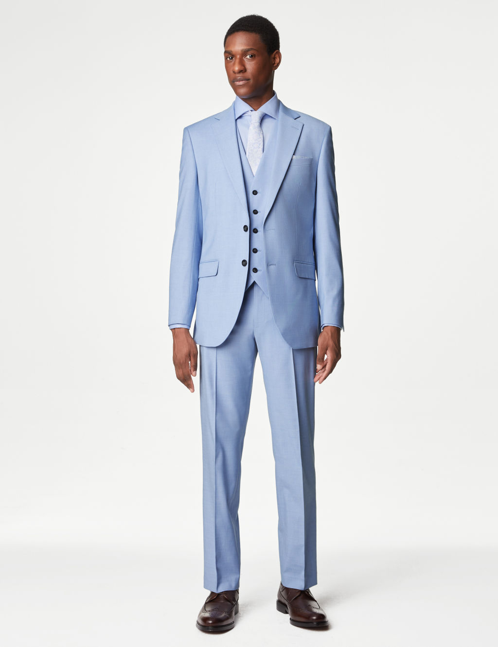 Regular Fit Stretch Suit