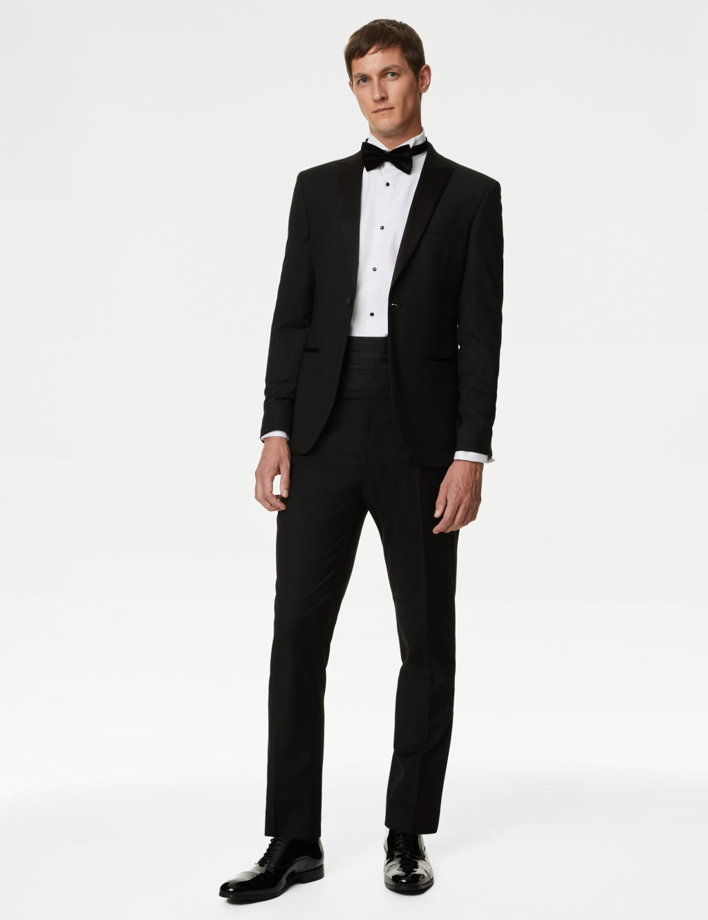 Skinny Fit Stretch Tuxedo Suit | M&S