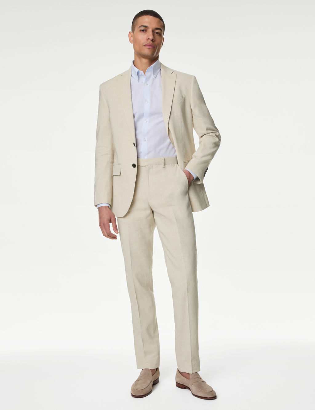 Tailored Fit Italian Linen Miracle™ Suit